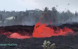 Descargar video: 夏威夷基拉韦厄火山爆发溶岩涌出视频剪辑