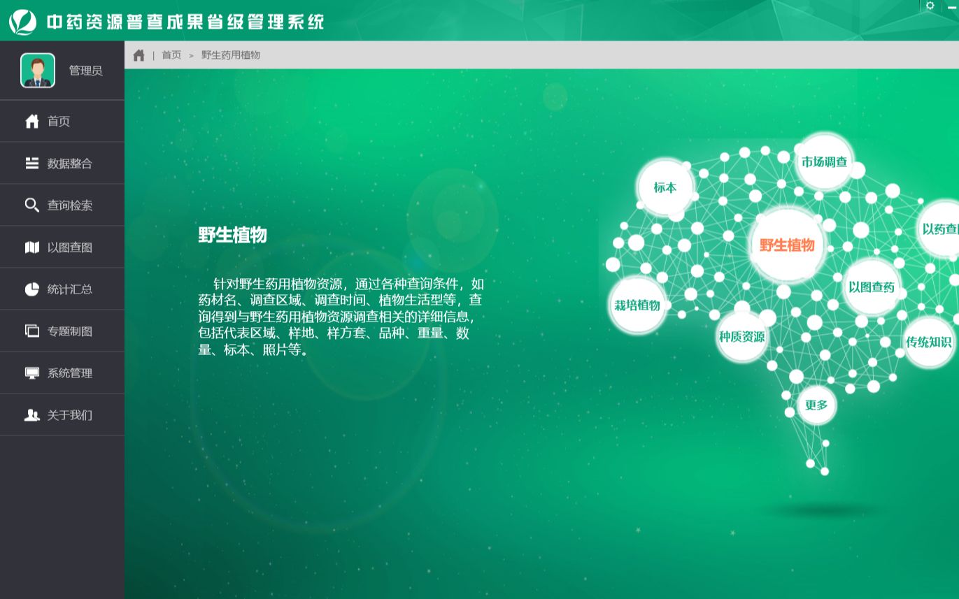 [图]中药资源普查成果管理系统-数据禾
