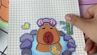水豚换装贴纸