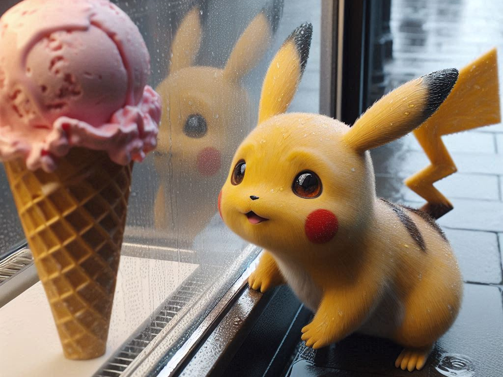 皮卡丘为了吃草莓冰淇淋,努力打工,最后走了捷径06 #皮卡丘