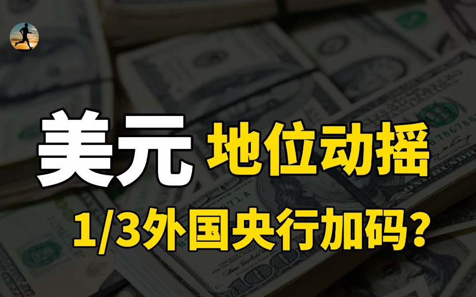 美元储备地位动摇,1/3外国央行增持人民币资产,助推为国际第三名!哔哩哔哩bilibili