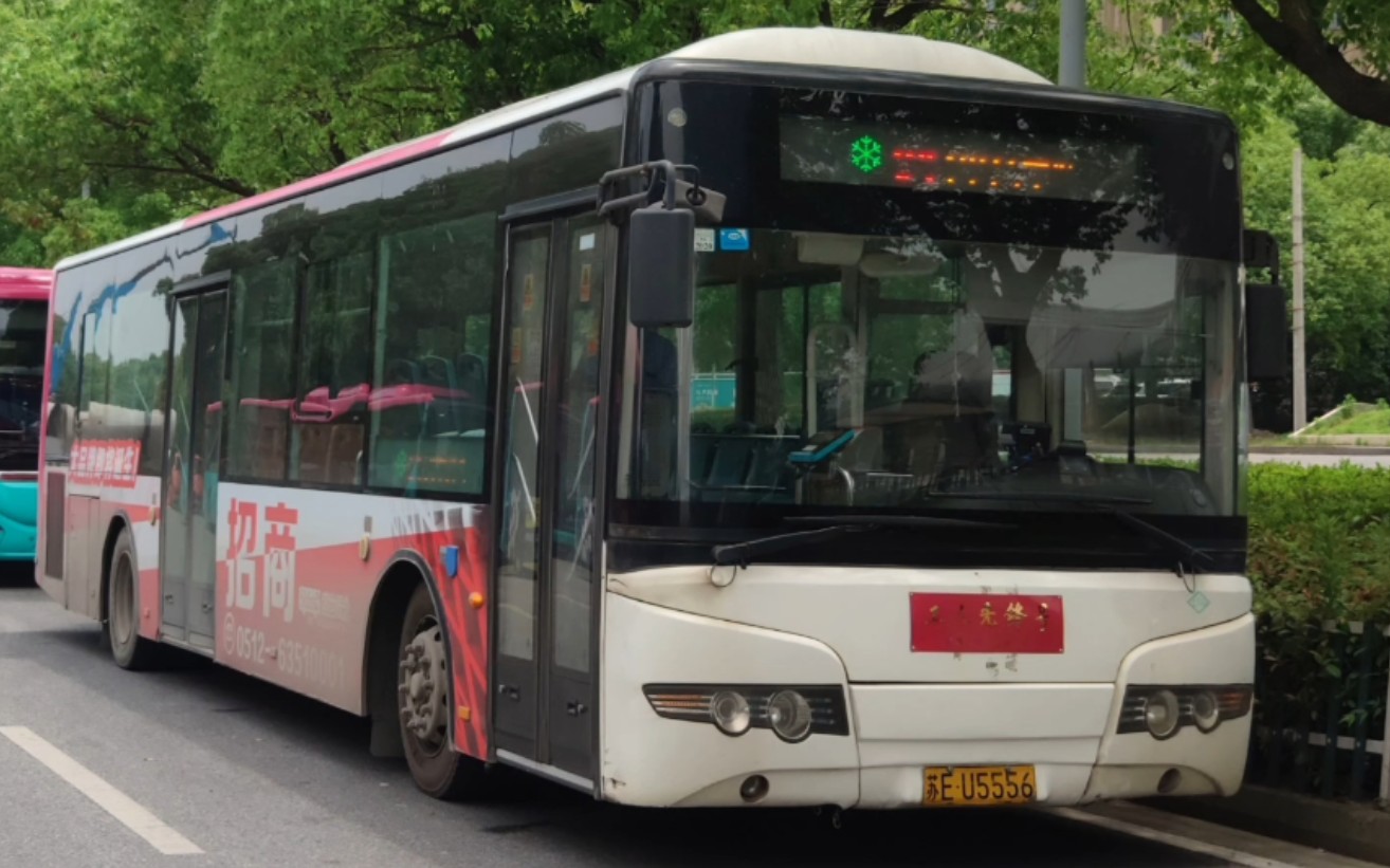 鹰眼气电混动苏州吴江公交93路zk6120chevg1松正3混