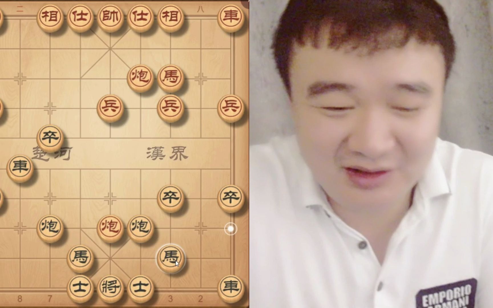 非常厉害的一个对手,开局就把孙浩宇士象砍光了,差一点都输棋了