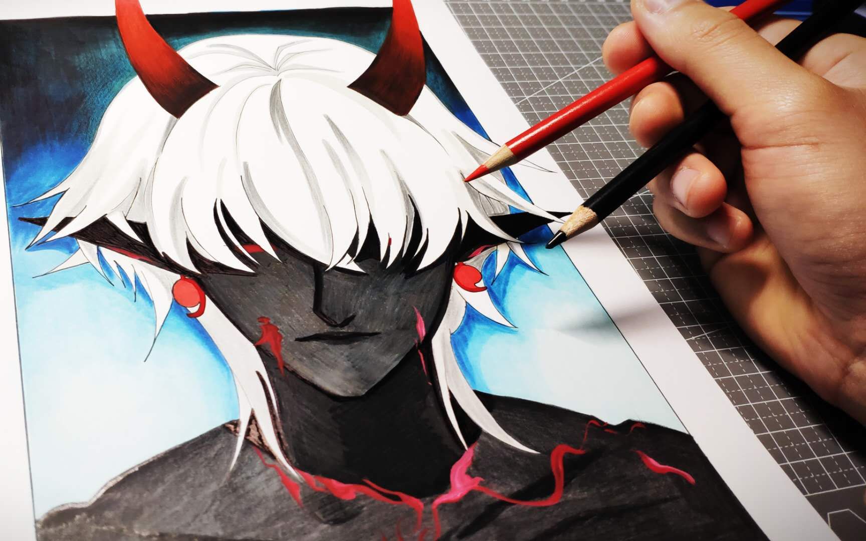 【手绘】黑 皮 大 哥 大 岳 丸