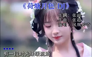 Descargar video: 荷塘月色（dj版），我奶奶问我什么时候我这么潮流了。