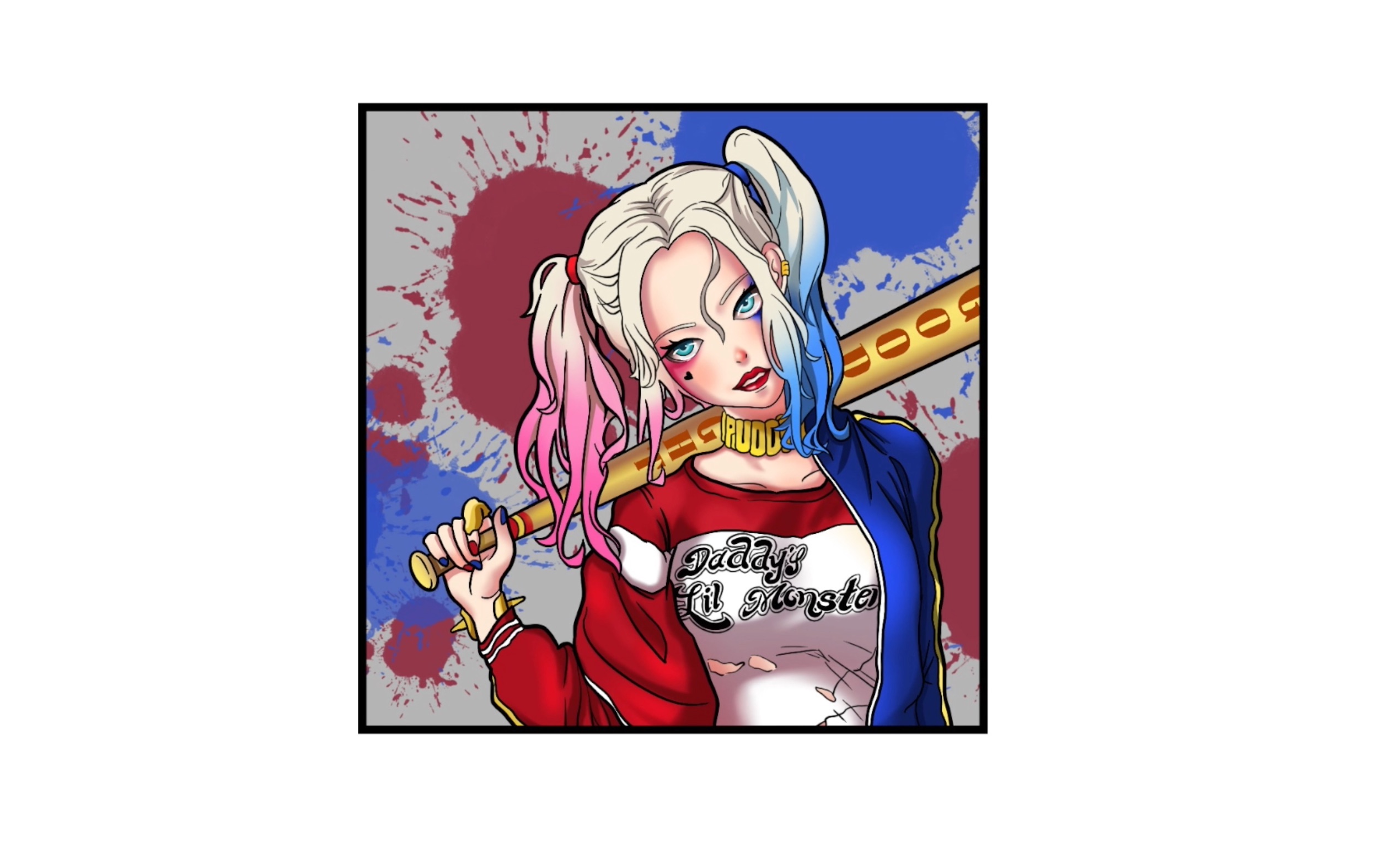 爸爸画的小丑女vs我画的小丑女_哔哩哔哩 (゜-゜)つロ 干杯~-bilibili