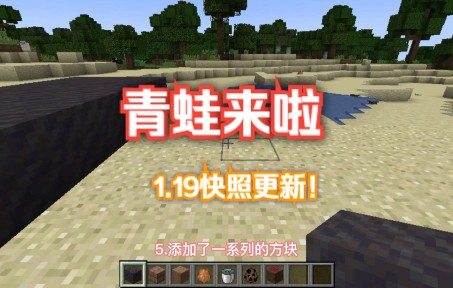 我的世界:JAVA版1.19第一个快照更新详解