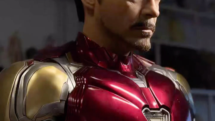 新西兰私人订制1/1钢铁侠mk85托尼斯塔克胸像"get your beloved toys!