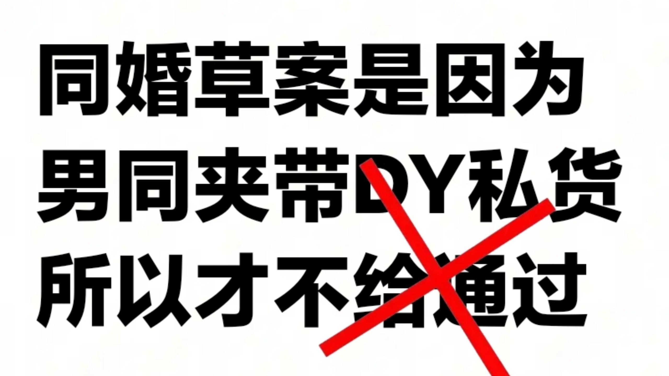 【辟谣澄清】同婚草案是因为男同夹带DY私货所以才不给通过-关爱直直-关爱直直-哔哩哔哩视频