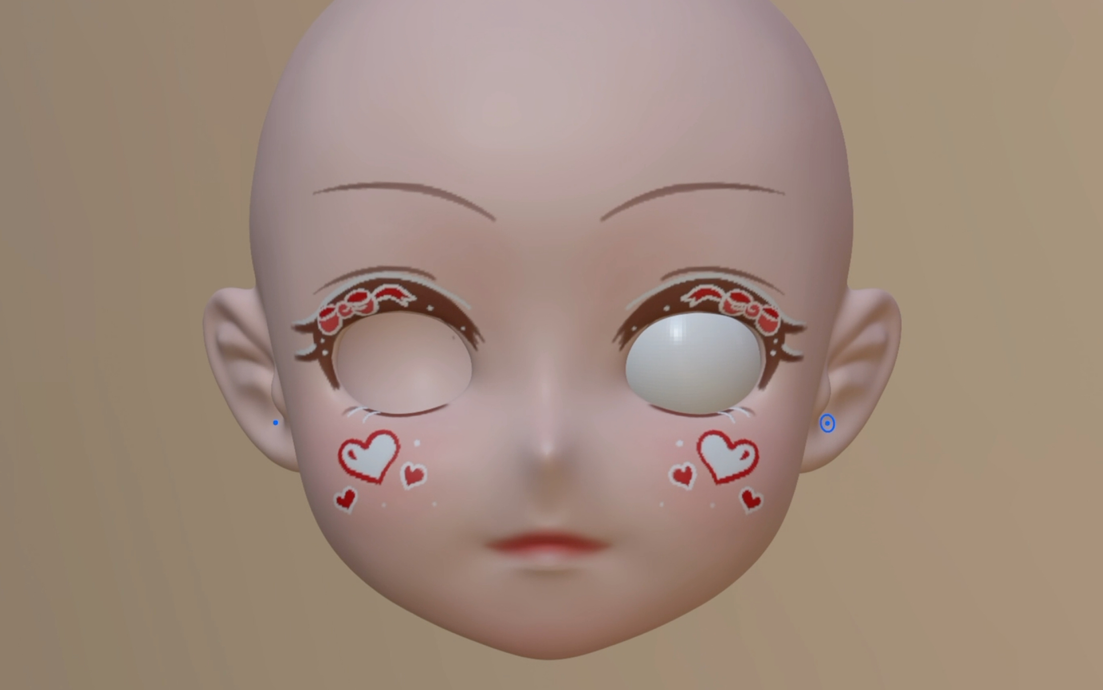 nomad建模bjd二次元单头(鹿鹿)