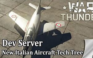 【搬运1080p】战争雷霆1.69测试服意大利空军科技树 New Italian Aircraft Tech Tree哔哩哔哩bilibili