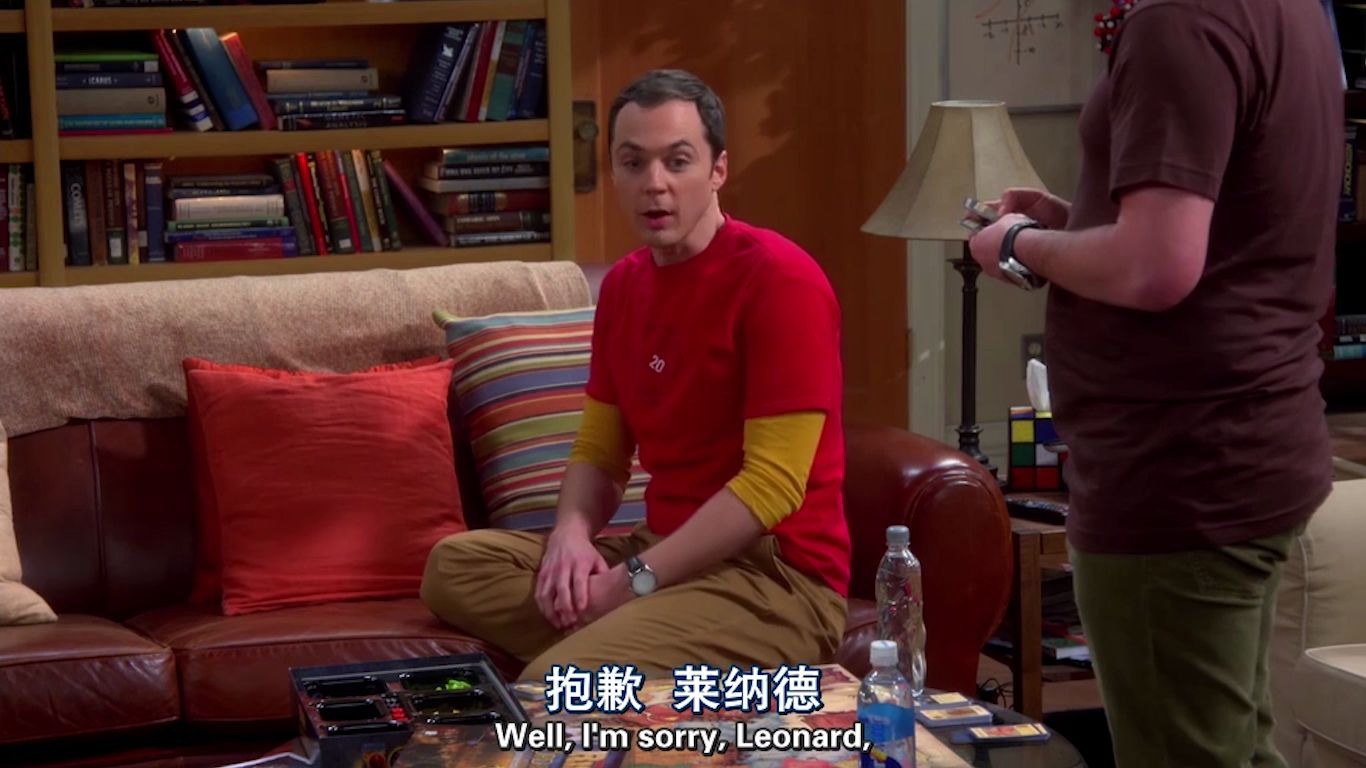 【TBBT】谢尔顿:我喜欢绿色.(每日六词)哔哩哔哩bilibili