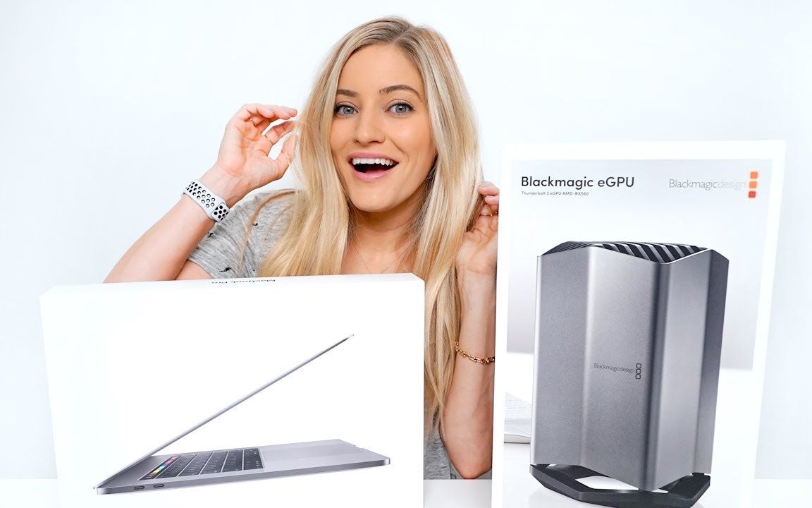 2018macbookpro顶配blackmagicegpu拆箱