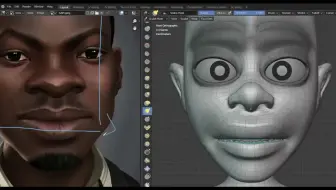 iBlender中文版插件  来自 Blender 中现有人物角色的 风格化 雕刻 漫画 新角色 教程Blender插件