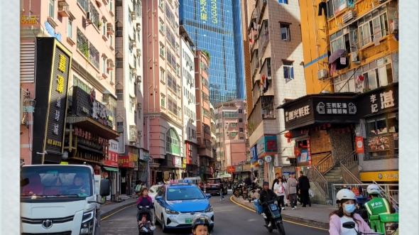 黄贝岭的黄与深圳的蓝.