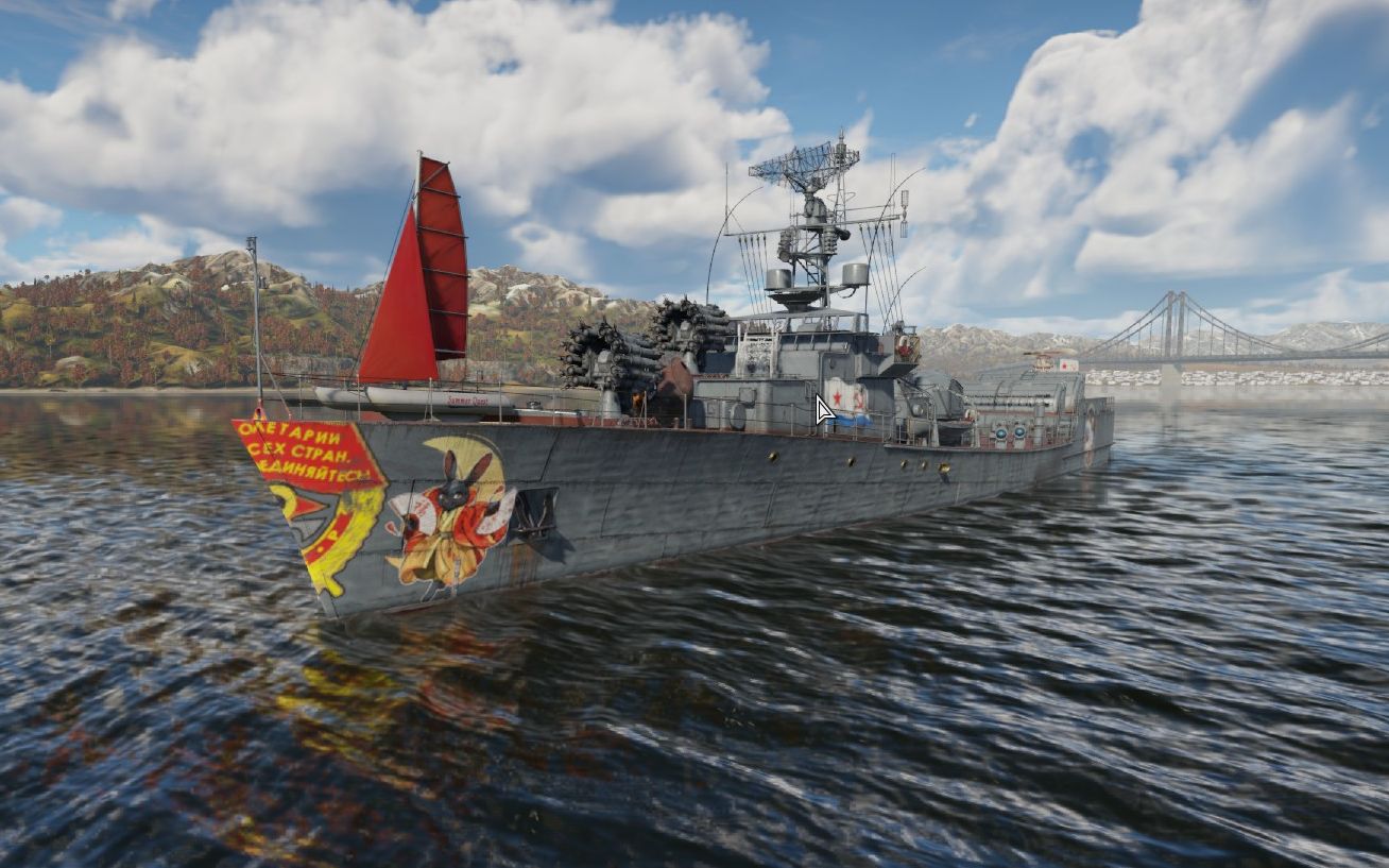 【战争雷霆】内河出生点最强绿水载具204型猎潜艇