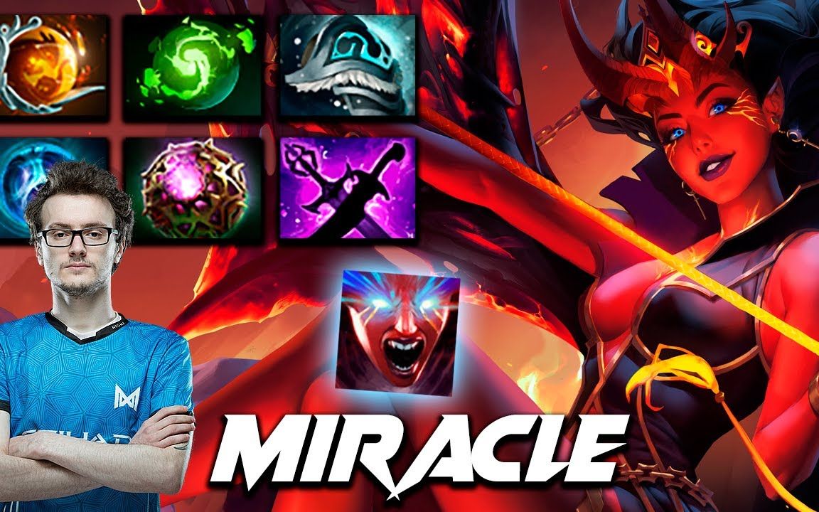 [图]【7.32 DOTA2】Miracle 痛苦女王教学！