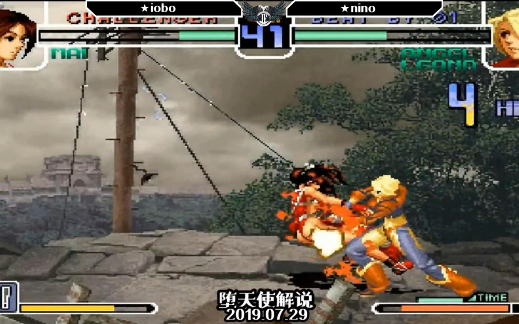 拳皇02这个老外被称为神级安赫尔一起看下他的对战表现吧