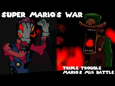 [图]Super Mario's War | Triple Trouble Mario's Mix Battle