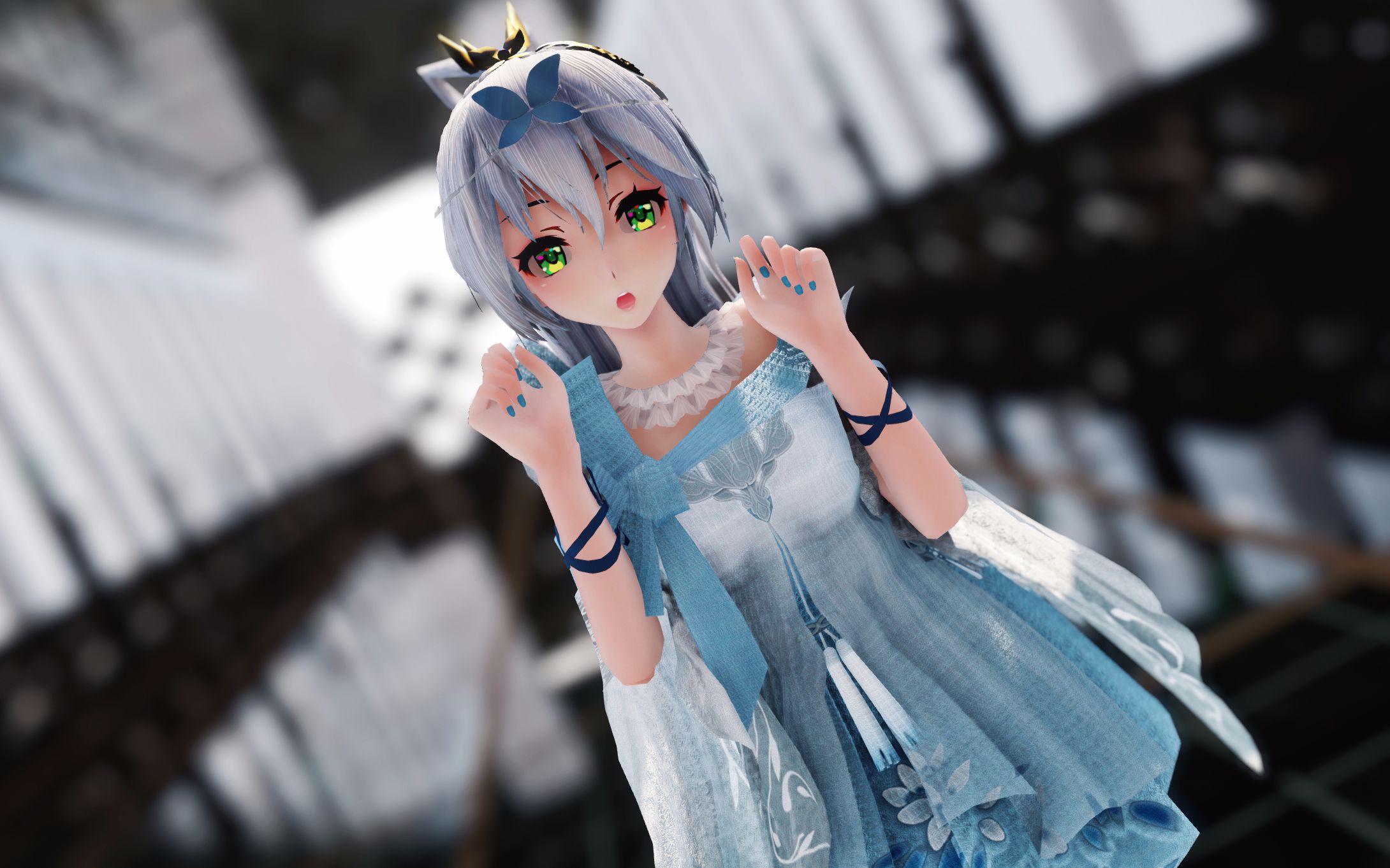 [图]【MMD】-洛天依-此处有一吃货与你同行-