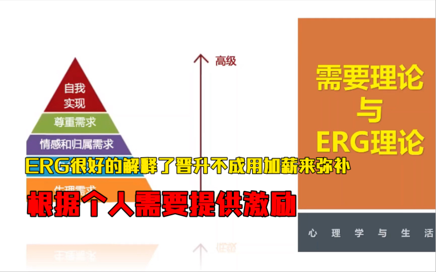 心理学与生活:需要理论一级升级的需要理论哔哩哔哩bilibili