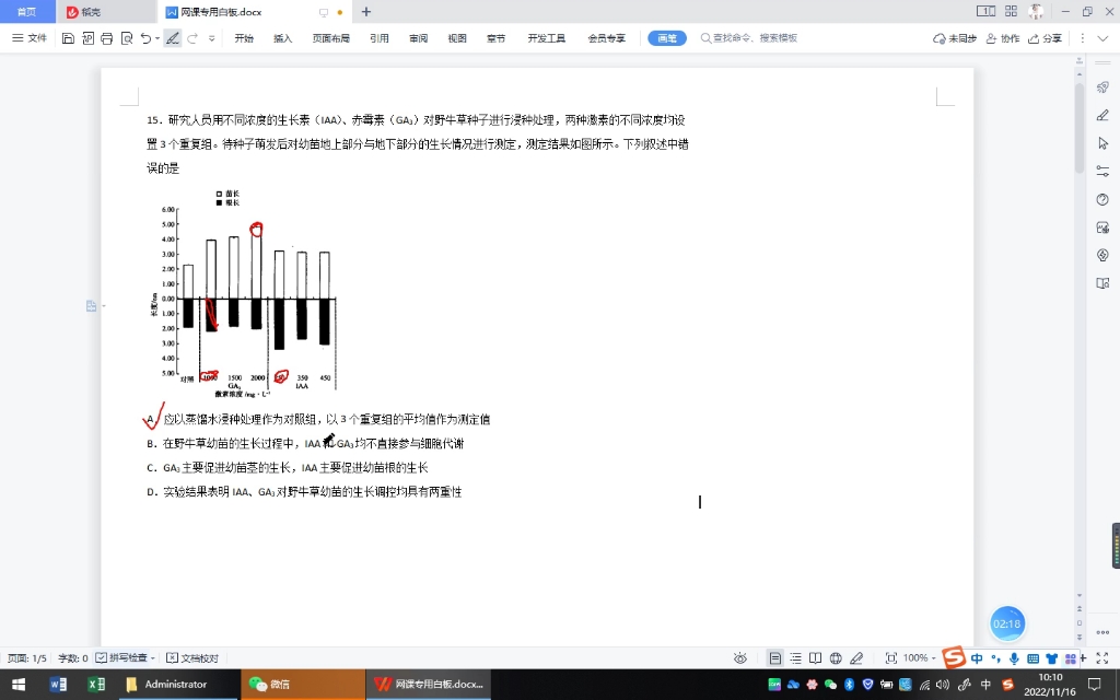 生长素和赤霉素对植物的影响哔哩哔哩bilibili