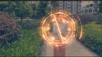【AE教程】真人版魔法阵粒子特效，一学就会赶紧收藏学习吧