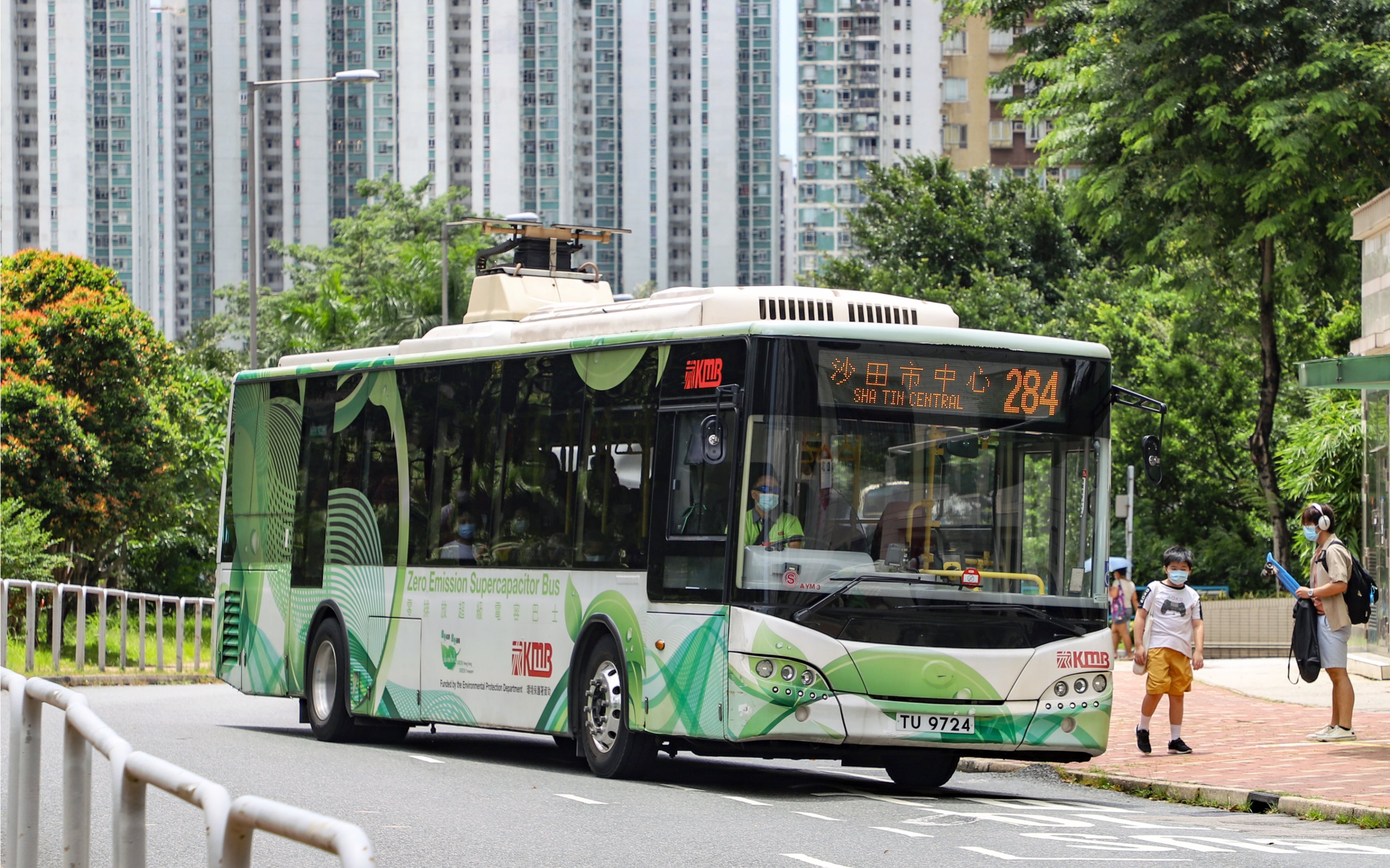 【香港巴士】九巴超级电容试验车青年jnp6122uc车内视角