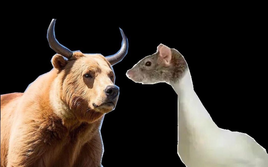 当a股牛角熊遇到天朝鼠头鸭