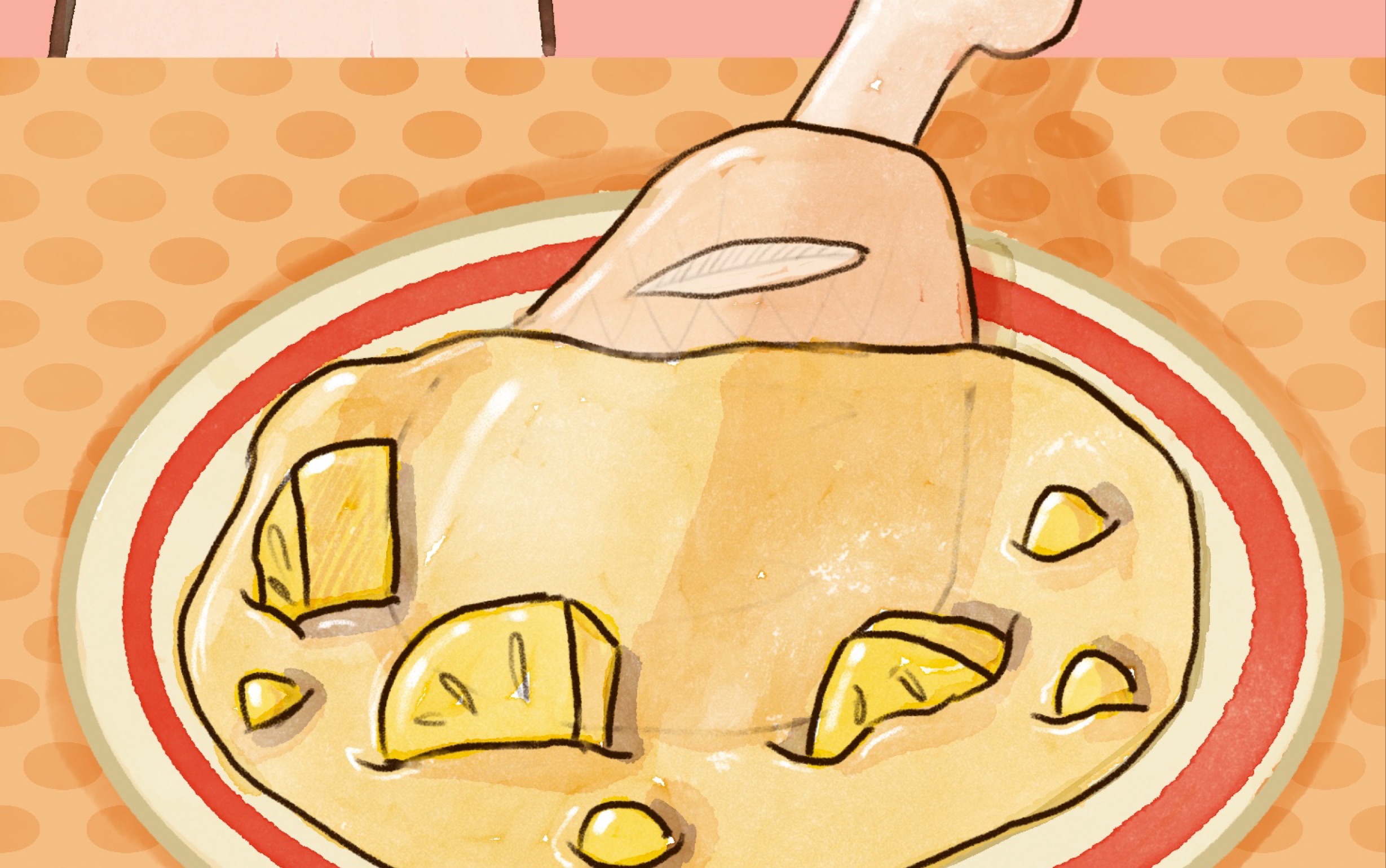 pad绘画 咖喱菠萝鸡_哔哩哔哩 (゜-゜)つロ 干杯~-bilibili