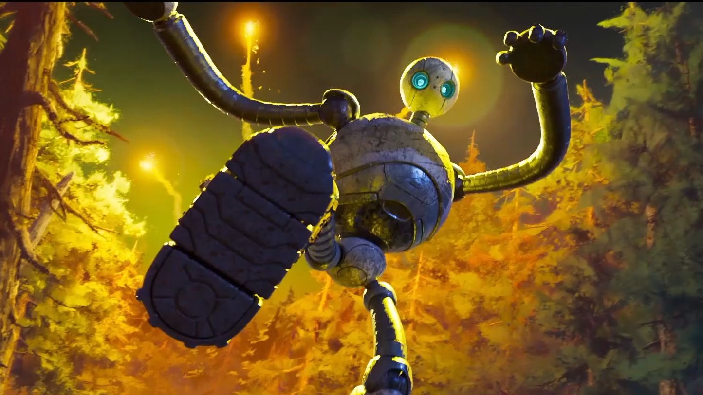 "驯龙高手"团队打造,皮克斯动画《荒野机器人》国内定档预告