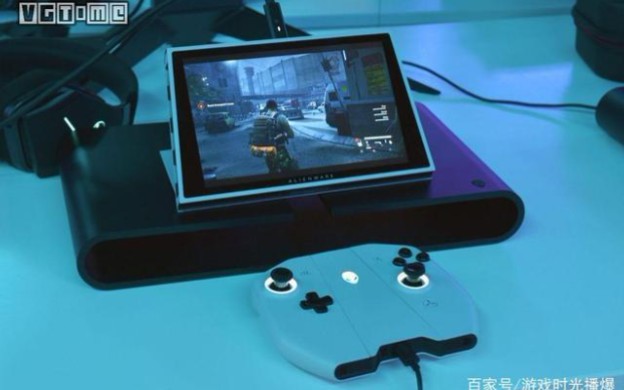 外星人alienware pc掌机concept ufo 实机ces2020现场展示