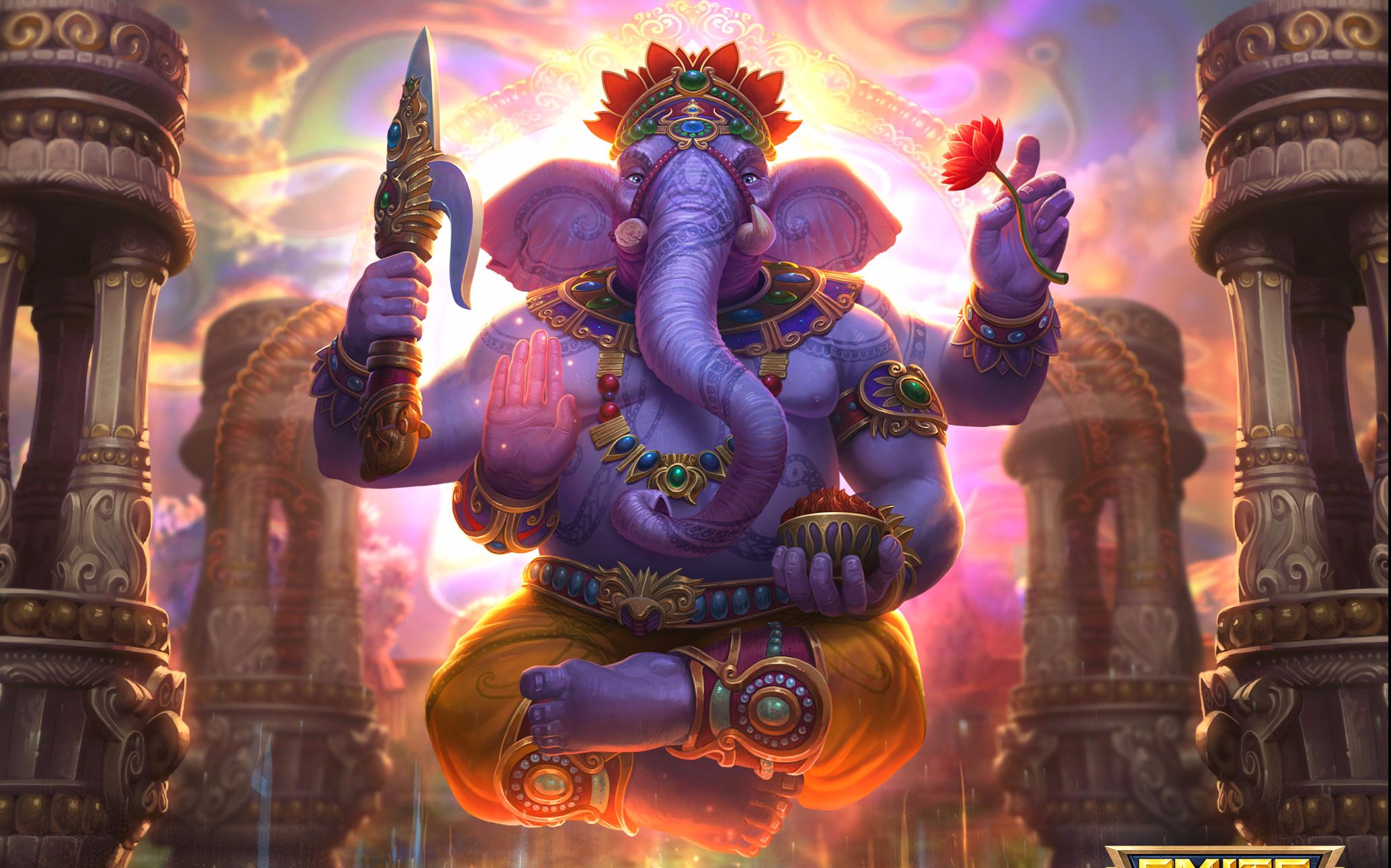 smite神之浩劫新神印度象头神迦尼萨官方介绍视频