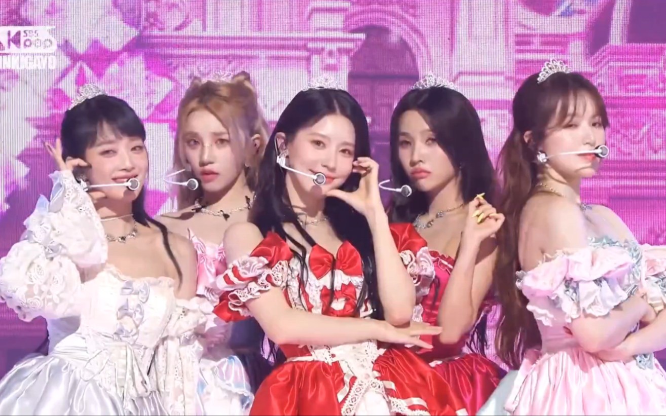 【g-idle】 女娃 queencard 人气歌谣打歌舞台 20230604 今天大家都是