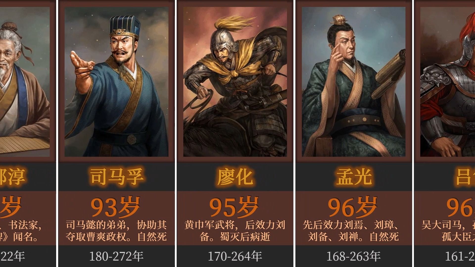 三國志14中最長壽的武將