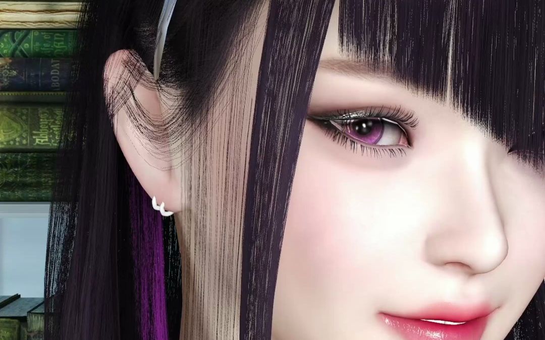 美女 #虚拟人 #国漫女神 一个奇怪发型的虚拟人