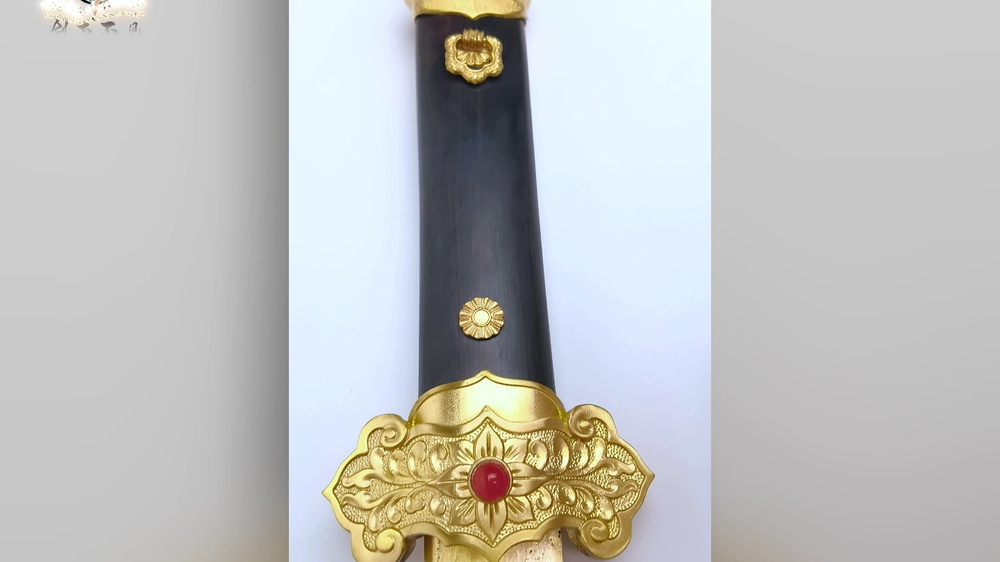 私人定制款20寸乌兹钢唐刀唐横刀分享