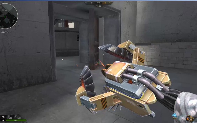 逆战一个奇怪的掉落聚能粉碎器击杀女角色竟然还带音效