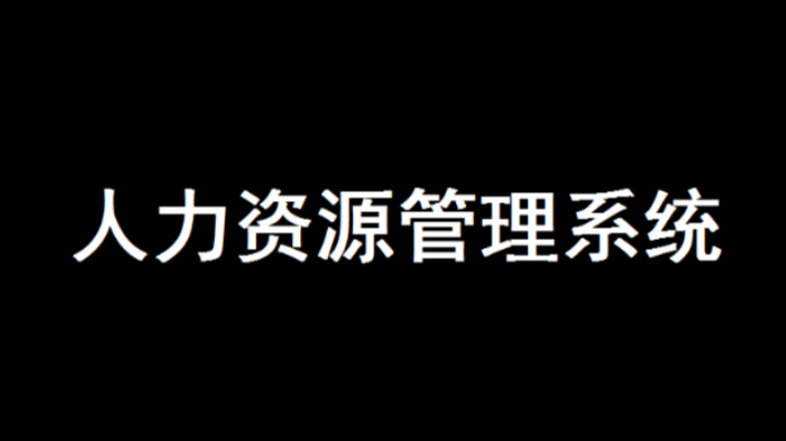 人力资源管理系统哔哩哔哩bilibili