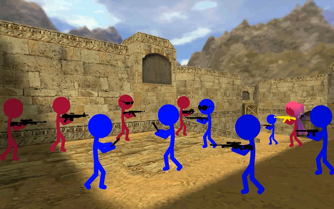 [动画] 反恐精英 cs1.6 僵尸伺服 - de_dust2 重制版_哔哩哔哩_bilibi