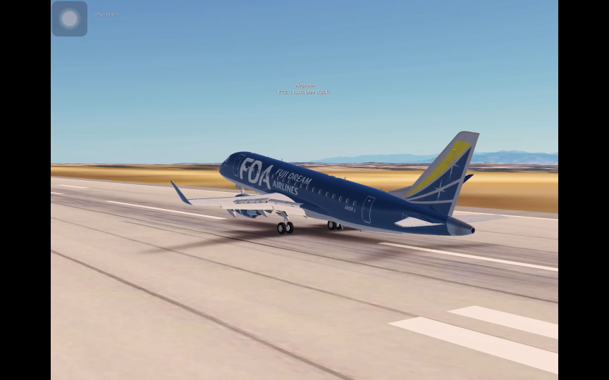 一架e175轻轻落在了zlxy