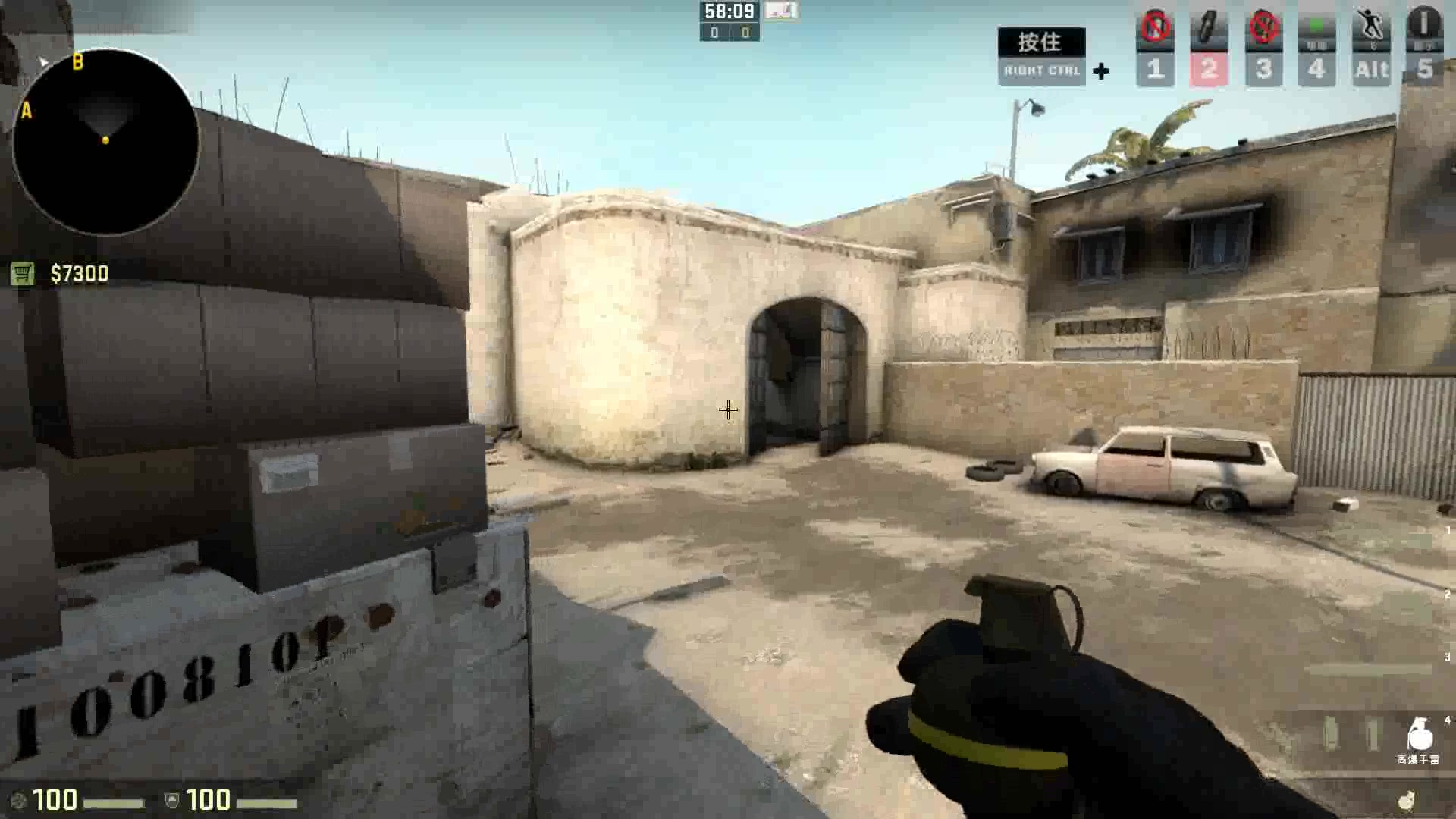 【1024】csgo沙漠2投掷物教学 萌新向 火雷套餐