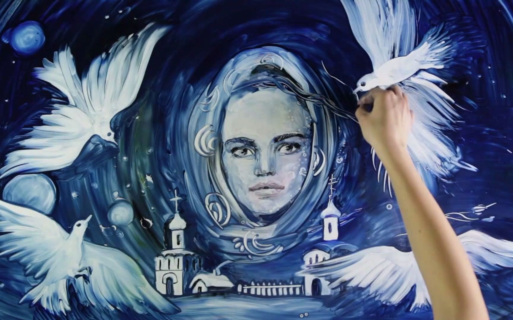 真棒色彩沙画童话塔尔由agt 克谢尼亚·西蒙诺娃提供