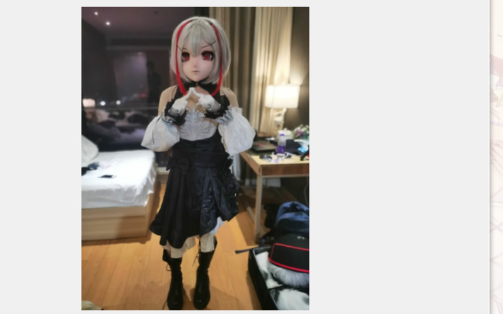 kigurumi初次尝试女装coser入替