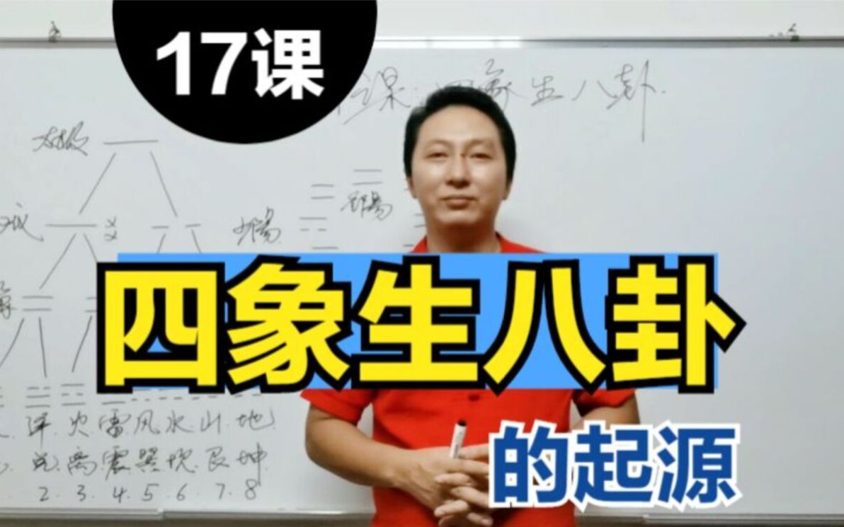 四象生八卦的推演过程,太极生两仪、两仪生四象、四象生八卦是怎么来的,张洋给你解释得清清楚楚,明明白白哔哩哔哩bilibili