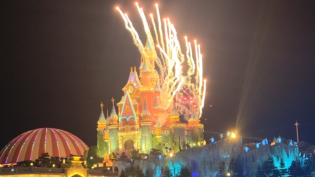 4k泉州欧乐堡烟花秀