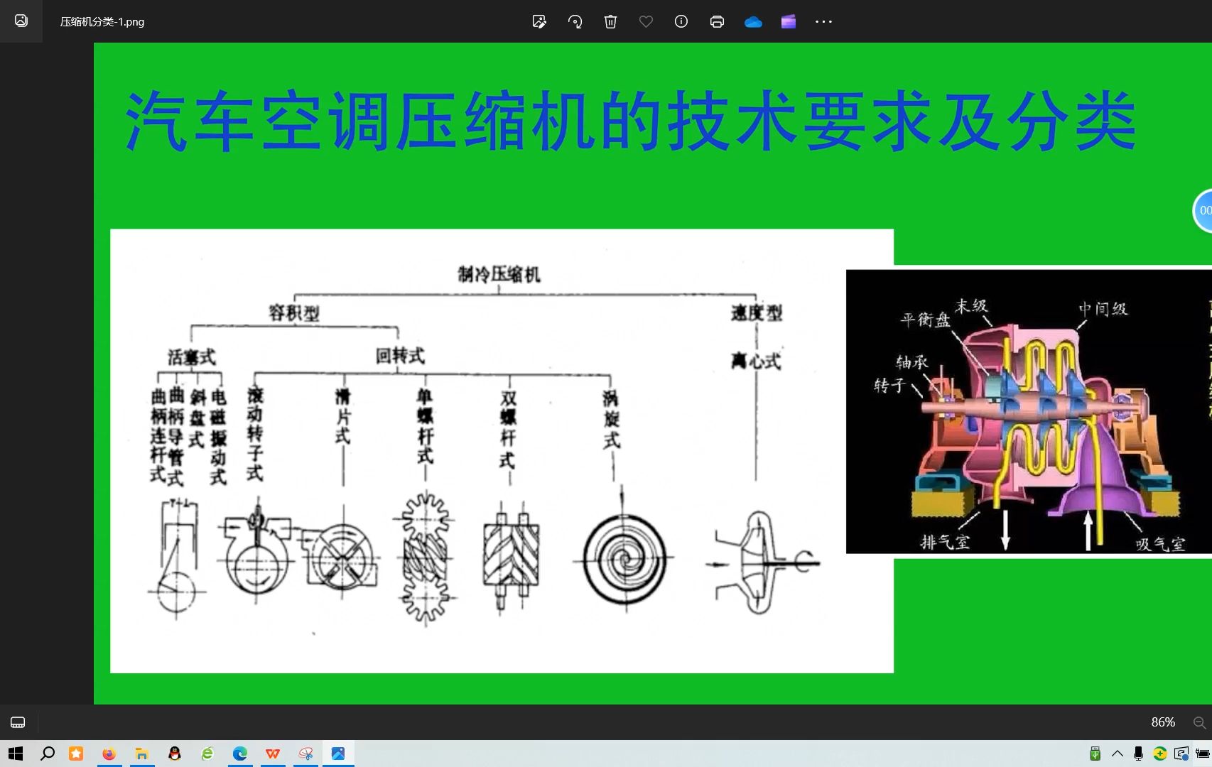 汽车空调压缩机原理图图片