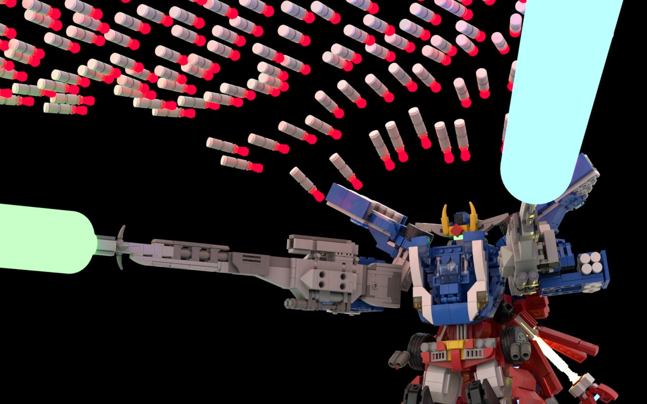 绝对的火力担当!乐高式moc 元气星魂 雷霆星神!