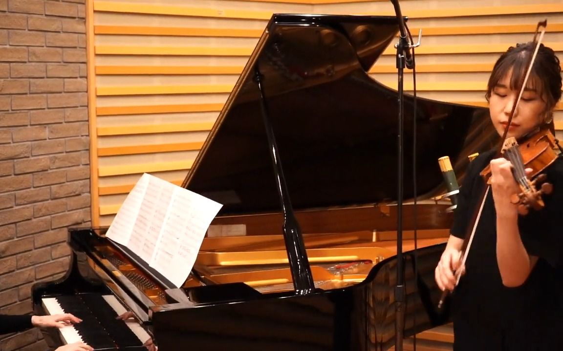 松本尚子 & 小提琴· 钢琴 北国之恋 主题曲_哔哩哔哩_bilibili