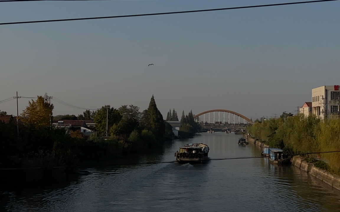 通扬运河 白蒲段的行船,不一样的风景